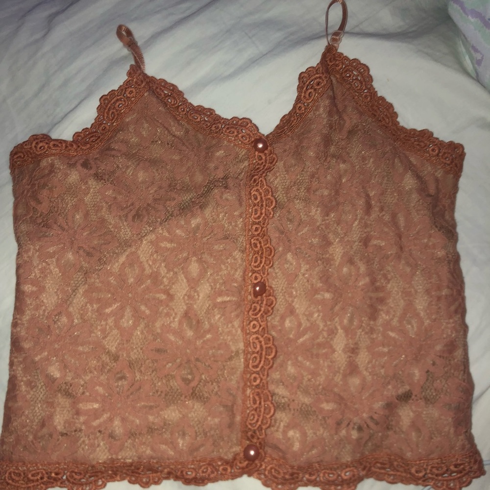 Laced tank top